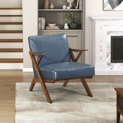Chaise d'appoint en similicuir