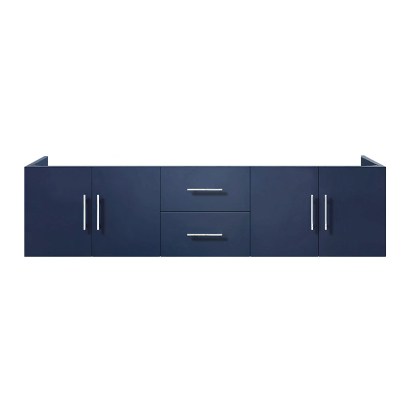 Meuble-lavabo double 72 po X P 22 po D pour une utilisation quotidienne, Marine