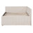 Full Size Upholstered L-Shaped Upholstered Daybed With Twinsize Pop Up Trundle And USB Ports, Beige-124267461