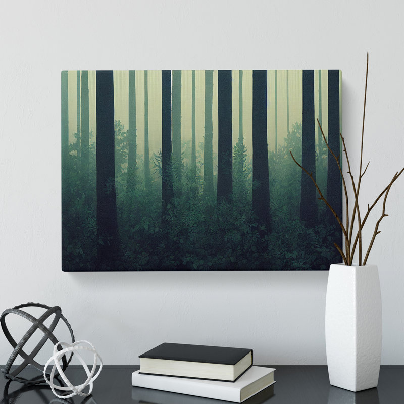 Forest Mist Vol.5 - Wrapped Canvas, 40cm H x 60cm W x 3cm D