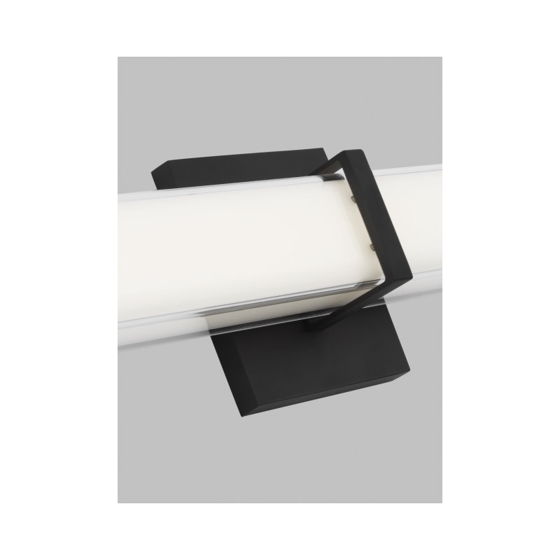 Milan 1 - Light LED Bath Bar, Nightshade Black