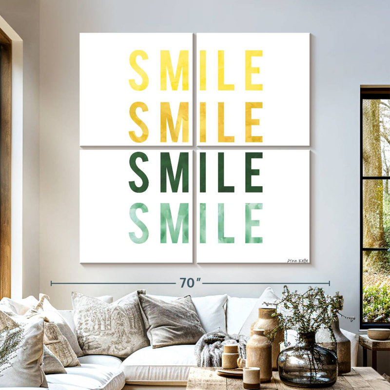Tergel Smile Smile, H 57 po x l 57 po