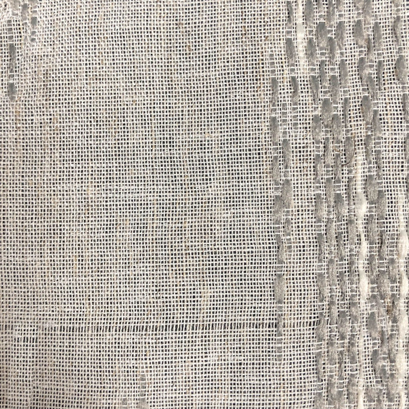 Tissu transparent large largeur Ignite, Argenté
