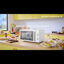 Living And Home 44cm 20m³ L 700W - Watt External Microwave with Sensor Cooking and Air Frying Capability-97966946