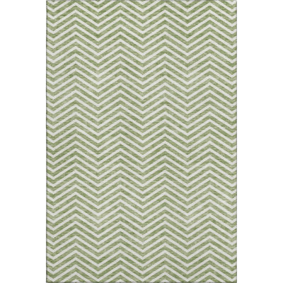 Premium Machine Washable Prisco Green Rug