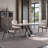 Simple light luxury rectangular dining table-107362828
