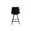 Upholstered Counter Stool with Metal Frame-88208201