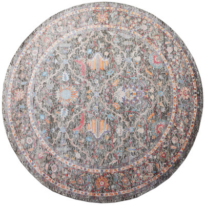Hand Knotted Area Rug in Brown/Beige