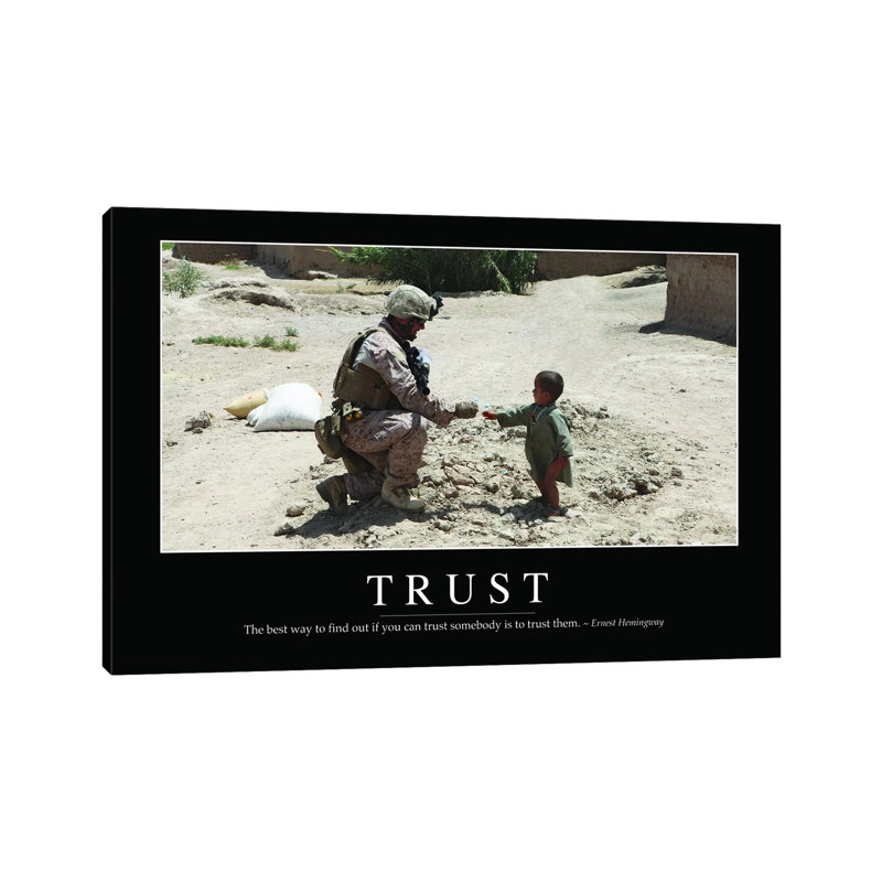 Trust by Stocktrek Images - Wrapped Canvas Print, 20.32 cm H x 30.48 cm W