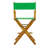 24" Folding Director Chair-19623352-19623357
