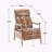 Wood Frame Manual Recliner Chair-988248421