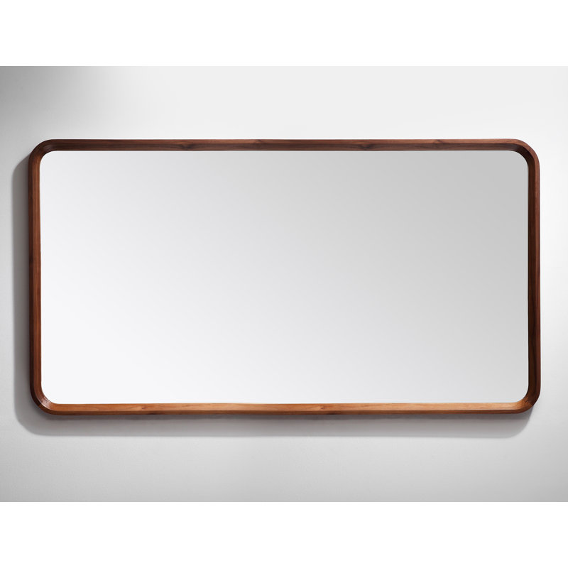 Vela Mirror, Walnut, 29.5" x 55"