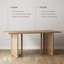 Table de salle à manger Boho pour 6 avec décorations en rotin-24544348