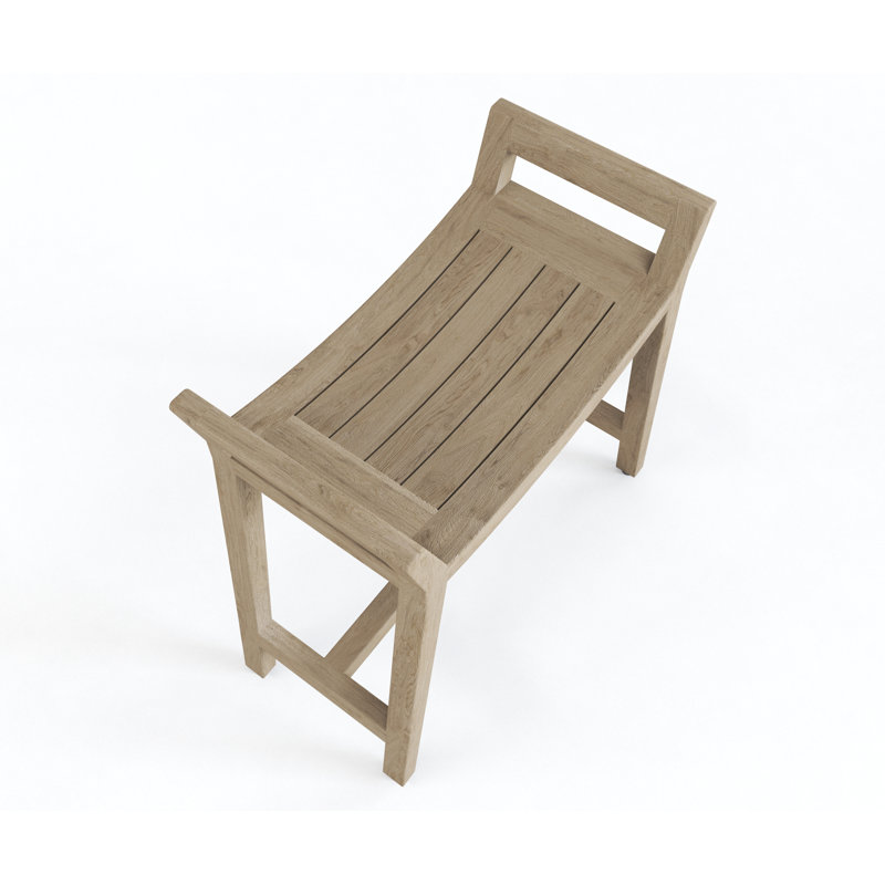 Asia Shower Bench, 21" H x 18" W x 12" D