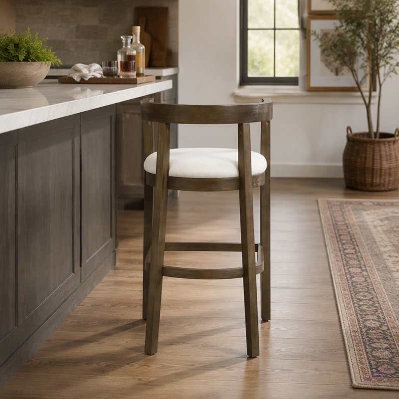 BAR STOOLS (SET OF 2), Brown