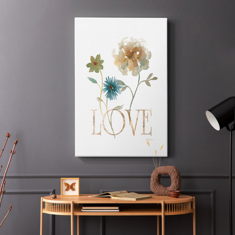 Amour simple - Cavas enveloppés de galerie, H 18 po x l 12 po