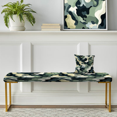 Banc recouvert de camouflage City Camo
