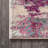 Lasley Contemporary POP Modern Abstract Brushstroke Cream/Pink Rug-1817645229