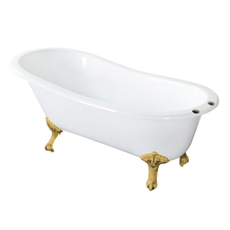 Baignoire sur pattes ovale en fonte 61 po Kingston Eden