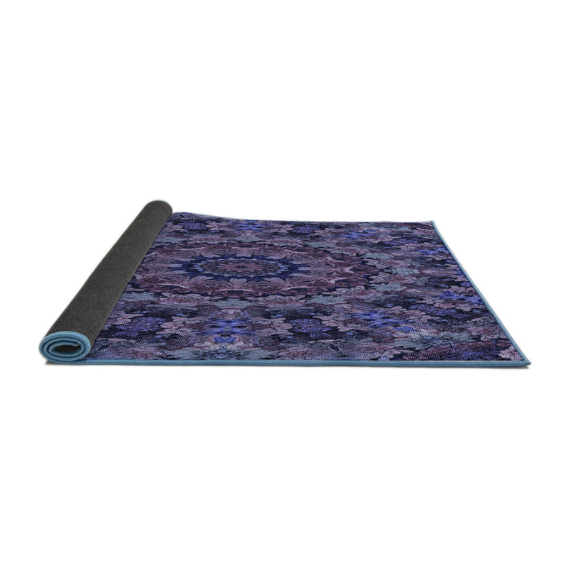 Performance Wool Floral Indoor Rug, Round 5'