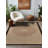 Mandala Collection Digital Print Cotton-Polyester Geometric Beige Rug-62173591