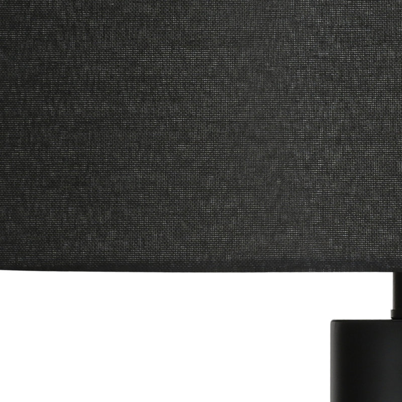Lighting, lampe de table H 28 po, Noir, Noir