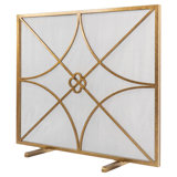 Boxwoods Bifold Iron Fireplace Screen