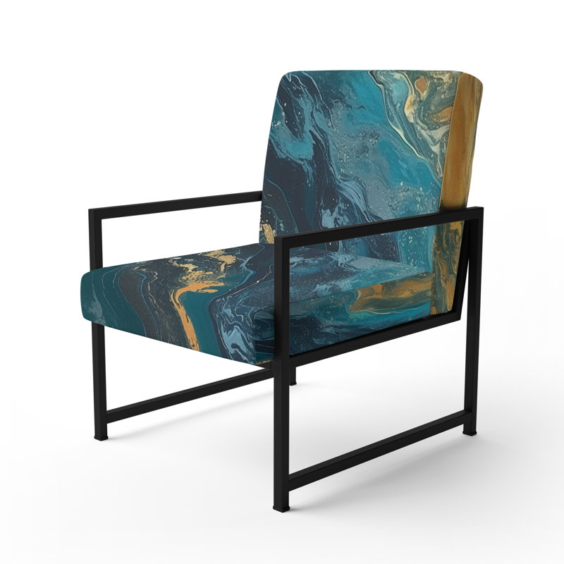 Fauteuil d'appoint Creel, Noir, noir, noir, noir