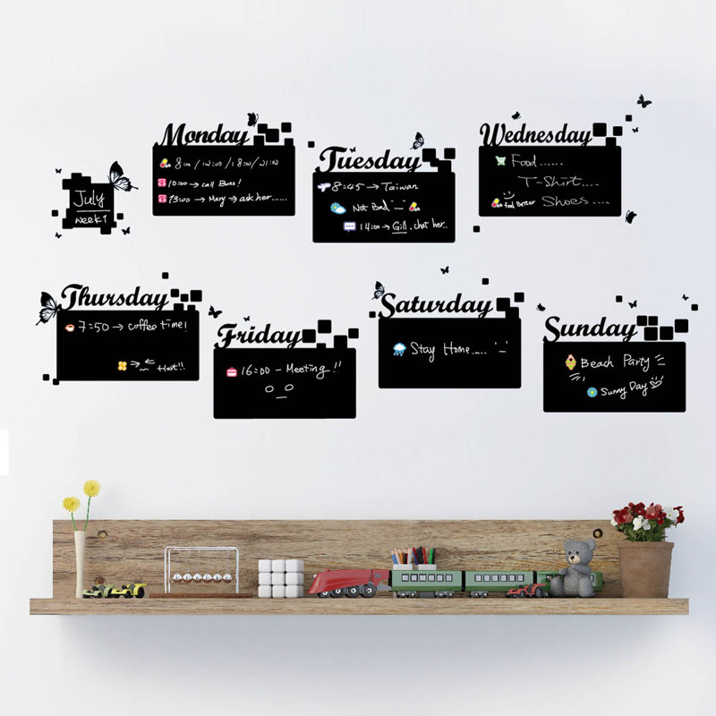 Abstract Chalkboard Decals