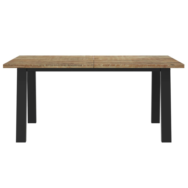 Dining Table Solid Acacia Wood 66.9" x 35.4"