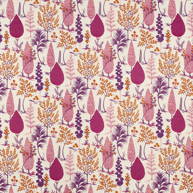 Tissu de broderie Pandora, Aubergine