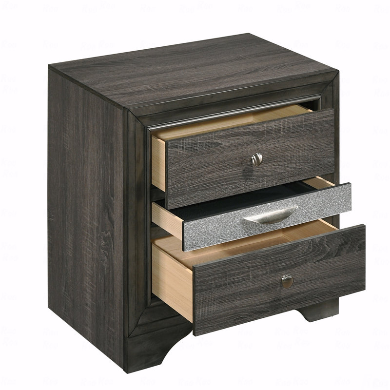 Table de chevet 3 tiroirs