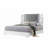 Moon White Marble Bed W/LED