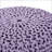 Ottoman Round Knitted Cotton Pouf - Multi-Use Floor Cushion | Lavender | Cotton-1798843203