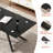 Glass Coffee Table for Living Room, Modern Rectangle Coffee Table with Tempered Glass Top-196193588