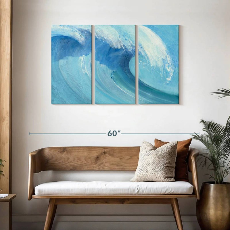 Senne Catch A Wave, 28" H x 45" W