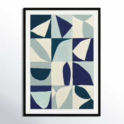 Hestia "Yellow Mayan I Blue Version" Print