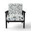 Chaise rembourrée Coastal - Fauteuil gris caillou doux-1889183482