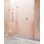 Illume 67.75 in. x 78 in. Fully Frameless Wall Hinge Shower Door