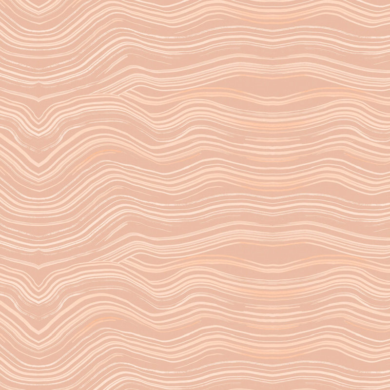 Banc rembourré Barley, Chamois vagues déferlantes