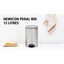 Brabantia NewIcon 12 Litre Soft Closing Pedal Bin with Metal Inner Bucket-21397399