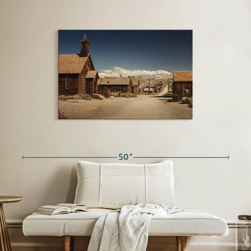 Lelar Bodie Ghost Town, 26" H x 39" W