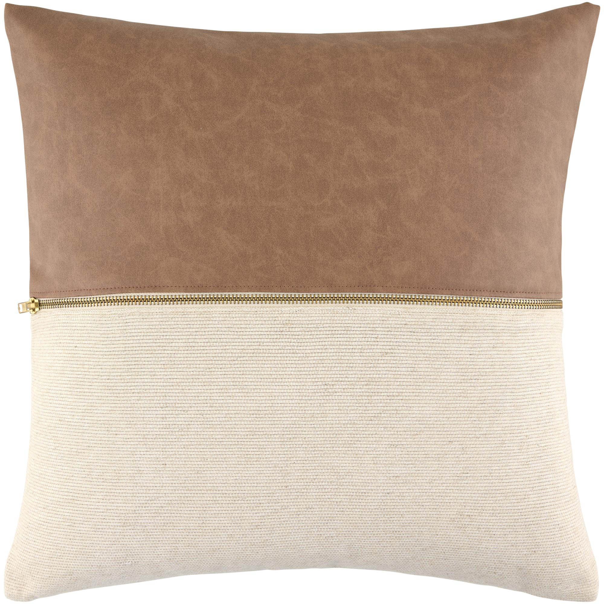 Galey Alix X Livabliss San Marco Accent Pillow, 20"H x 20"W, No Fill, Tan