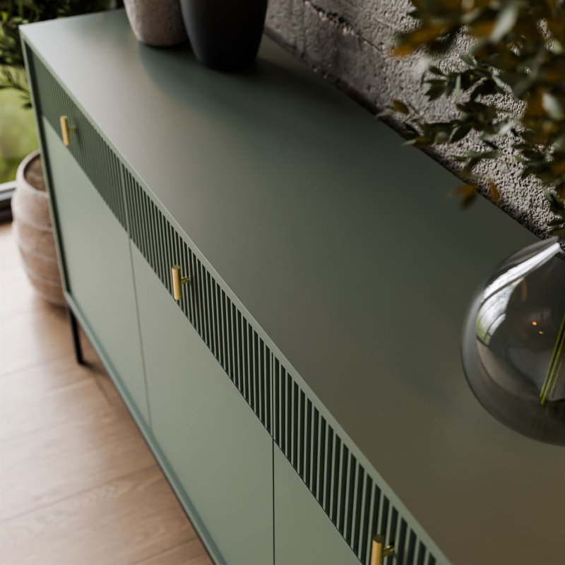 154.5cm Sideboard, Smoke Green