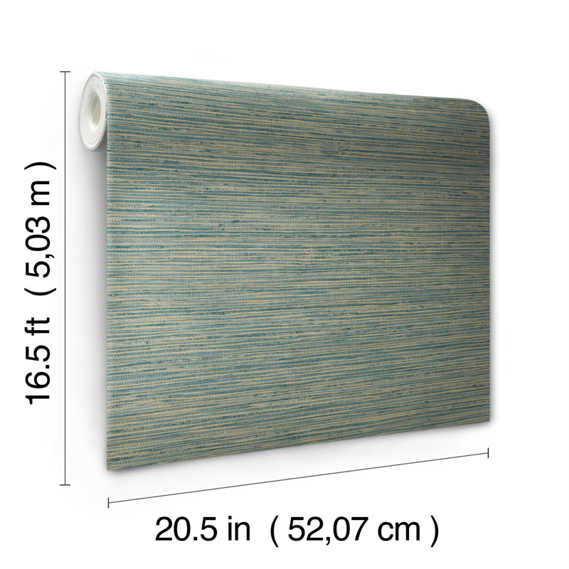 Papier peint dimensionnel pelez et collez, Bleu sarcelle