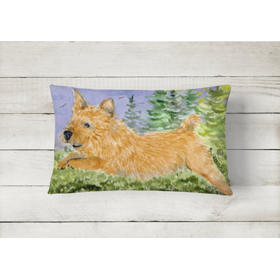 Norwich Terrier Indoor/Outdoor Throw Pillow