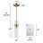 1 - Light Kitchen Island Single Pendant-891384858