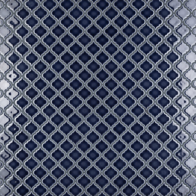 Hudson Tangier 2" x 2" Porcelain Grid Mosaic Wall & Floor Tile, Noir