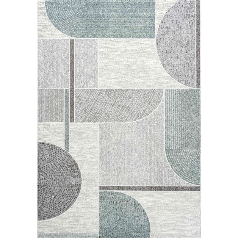 Toney Geometric Area Rug, Rectangle 200 x 290cm