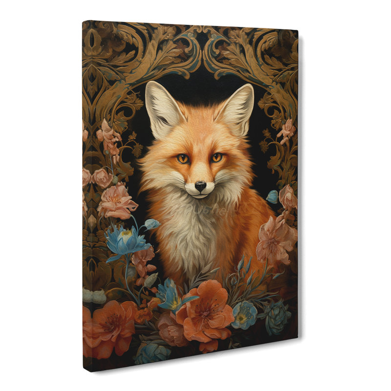 Fox Baroque - Print, 76cm H x 50cm W x 3cm D